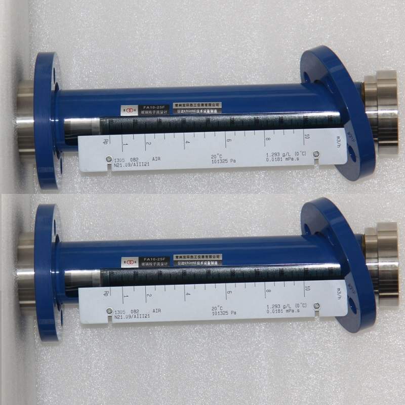 FA10-25引进流量计 DN25活动法兰连接,铝合金接头玻璃转子流量计