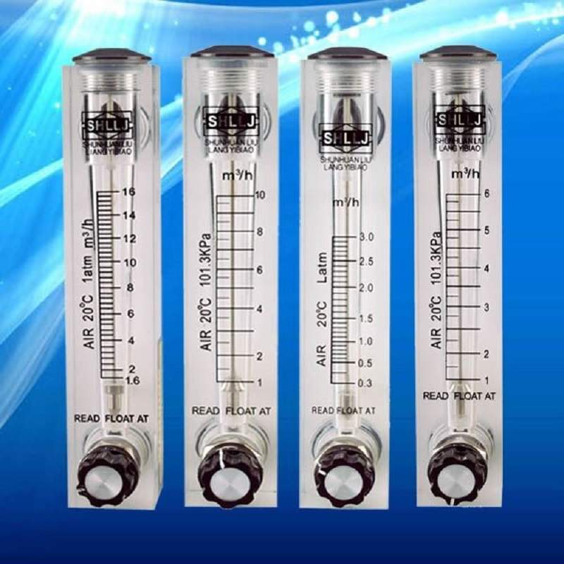 不锈钢有机玻璃流量计 总长171mm 中心距127mm 外螺纹ZG1/2流量计